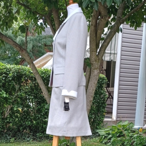 HP😍🆕️90s Y2K KASPER for Kauffmans Skirt Suit - Picture 3 of 11